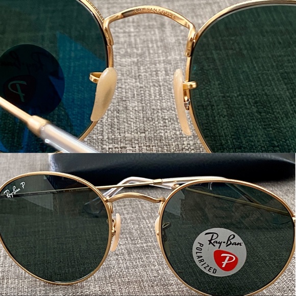 Ray-Ban RB3447 Round Metal Polarized Sunglasses - Picture 3 of 8